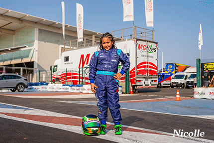 Nicolle Campos Nascimento no Campeonato Brasileiro de Kart 2024
