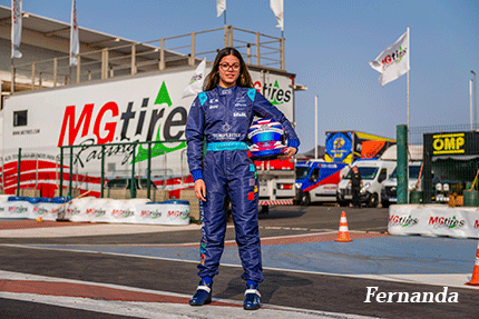 Fernanda Ribeiro Cerqueira no Campeonato Brasileiro de Kart 2024