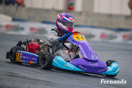 Fernanda Ribeiro Cerqueira no Campeonato Brasileiro de Kart 2024